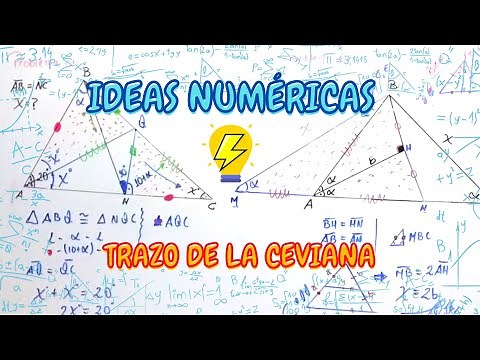 TRAZO DE LA CEVIANA-PRIMER CRITERIO TRAZOS AUXILIARES EN TRIANGULOS/GEOMETRÍA- EJERCICIOS RESUELTOS.