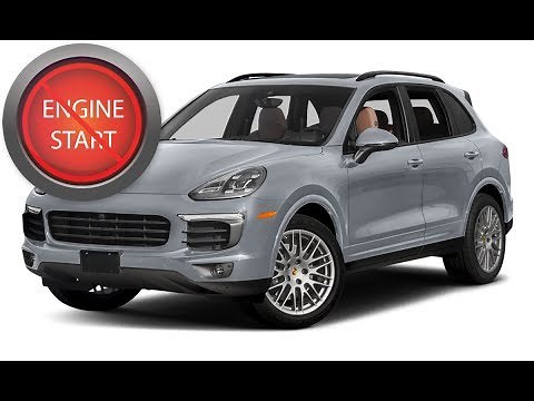 Open and Start a Porsche models with a dead key fob, visible key holes or split door handles.