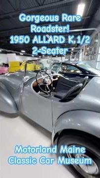 1950 ALLARD K1/2 ROADSTER - Gorgeous, rare British sports car @ Motorland Maine Classic Car Museum