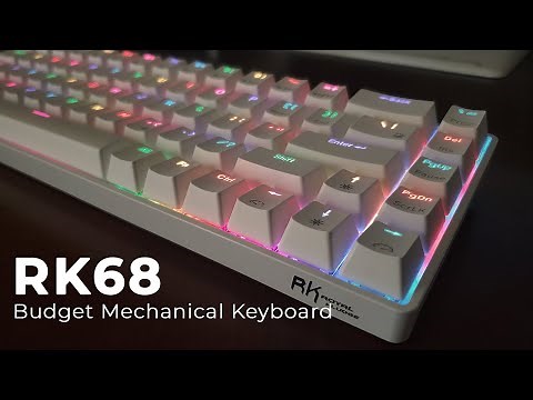 Royal Kludge RK68 65% Mechanical Keyboard Unboxing & Typing Test (Brown Switches)