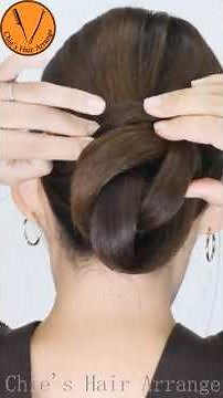 【セルフ ヘアセット】逆毛なし！上品シニヨンのやり方