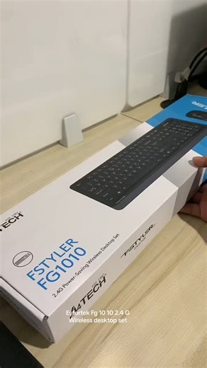 1K views | A4tech 2.4G FG1010 Wireless Desktop set #a4tech #goodmorning #wirelesskeyboard #wirelessmouse #desktopset #computersetup #keyboardandmous #vibegaming #technology | Vibe Gaming | Facebook