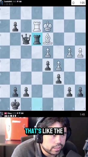 Hikaru Premoves… CHECKMATE 😳 #fyp #chess #hikarunakamura #viral #game | Chess Hikaru