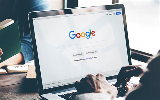 Google's homepage, every month, since its launch