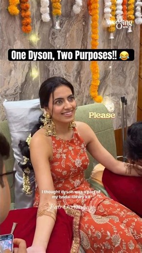 One Dyson, Two Purposes | Hair Curling and Mehndi Drying | Wedding Fun | Family Moments | Bridal Fun