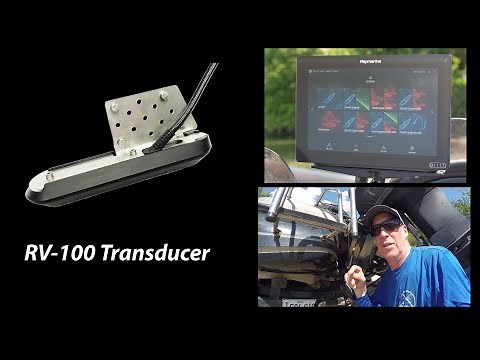 How to install the Raymarine Axiom transducer on the transom or using a Jackplate Mounting Kit