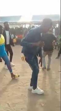 Mr Selection is on the stage