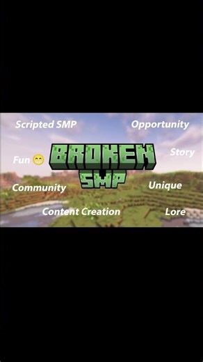 Do you want to join a scripted Minecraft SMP? join the broken smp.