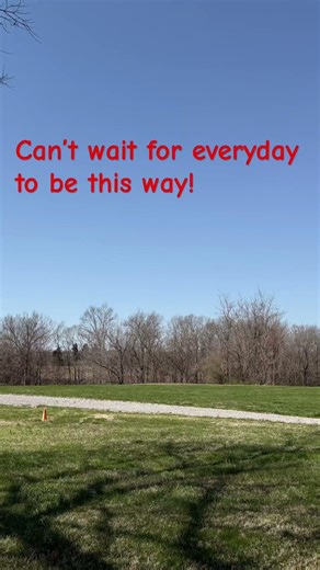 Needed some time outside with the lord!✝️