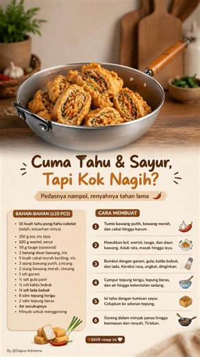 Spicy Vegetable-Stuffed Tofu, But Still Crispy 🌶️