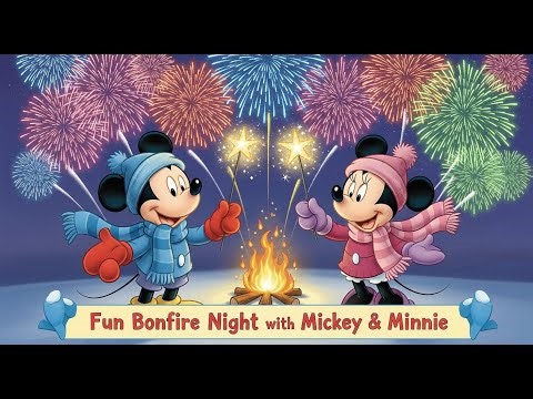 A Fun Night of Fireworks with Mickey and Minnie