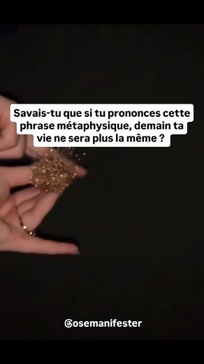 Tu n’as pas besoin de me croire… essaie cette pratique et observe comment, en moins de 24h, l’Univers commence déjà à te répondre. Parfois par un signe. Parfois par une opportunité. Souvent par un petit “miracle” qui arrive pile au bon moment. Respire doucement… Ramène ton énergie dans ton cœur… Et répète : ✨ « Par le pouvoir de la présence divine en moi, je suis le Je Suis. Je décrète, je déclare et j’affirme que… » 👉 Ici, ajoute ce que ton âme désire : abondance financière, clarté, santé, amo