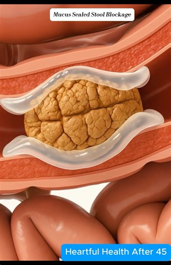 Stool Impaction Squeezed by Mucus and Colon / Hearful Health After 45 #shorts #youtubeshorts