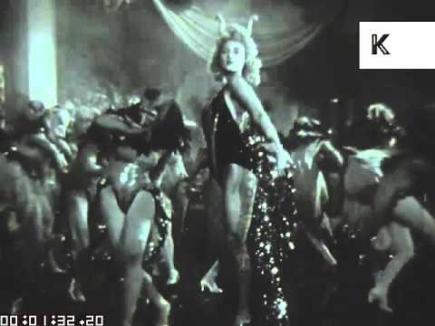 1950s Devil Woman Burlesque Dancer