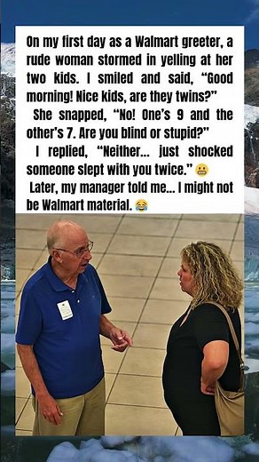Walmart Greeter’s Savage Comeback 😂💥