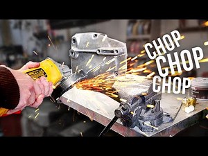 Chopping the Sprocket Cover on the Sportster Bobber Project