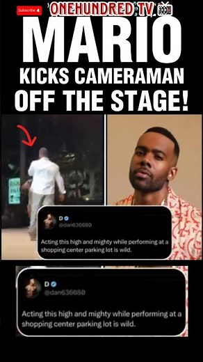 Mario Faces Backlash For Kicking Cameraman Off Stage 😳