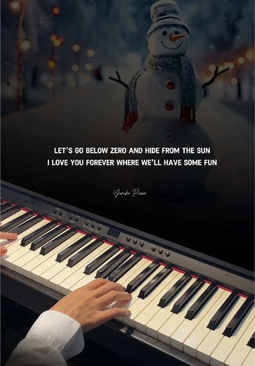 Snowman Piano Cover - Festive Magic for Christmas 2024