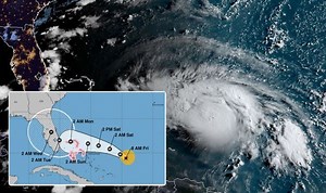 Hurricane Dorian: Strong winds and rain to hit Florida