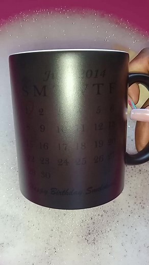 Calendar Magic mug with pictures ❤️ 📍 Middelburg #freespiritedgifts #magiccup #calendar #giftideas #birthday