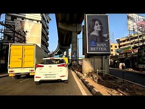 Drive through #Kochi city, Kerala, South India 🏡⁣🏥🏦🌅 [ 4K - HDR ] - 60 FPS | Drive Kochi | Roads 4K