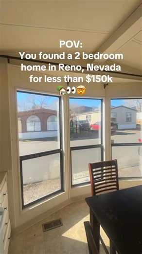 You might be surprised what you can find in Reno for under $150k 👀 Send us a message or give us a call at 775-322-8585 to learn more about affordable homes in the Reno area 📩 #manufacturedhomes #manufacturedhome #affordablehousing #affordablehomes #homesforsale | White Knight Homes of Nevada