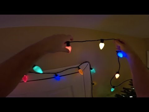 Christmas 2025 | Install Flickering LED Lights and GE C3 Tree into the Media Room