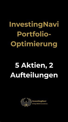 InvestingNavi | Smarte Tools für Deinen Vermögensaufbau on Instagram: "InvestingNavi Portfolio-Optimierung. Struktur statt Gewohnheit. Gleiches Portfolio. Gleiche Aktien. Aber ein völlig anderes Risikoprofil. Ausgangsaufteilung: - Coca-Cola: 26 % - McDonald’s: 28 % - PepsiCo: 22 % - Unilever: 17 % - Allianz: 7 % 📊 Optimierte Struktur (berechnet über eine bekannte, bewährte Methode und in der @InvestingNavi-Plattform umgesetzt): - Coca-Cola: 30 % - Allianz: 30 % - Unilever: 21,3 % - McDonald’s: 
