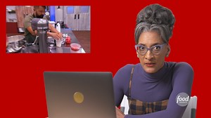 Chef Carla Hall reacts to some MAJOR fails from past seasons of #HolidayBakingChampionship! 😱 Don't miss an all-new season of #HolidayBakingChampionship TONIGHT at 8|7c. Stream it now in #HolidayCentral on discovery . #discoveryplus | Food Network