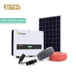 [Hot Item] 12kw Solar Panel System for Home Complete Kit Photovoltaic 12kw Household off-Grid Energy Power New