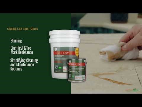 Surfacelogix Cobble Loc Semi-Gloss | Water-Based Concrete Sealer