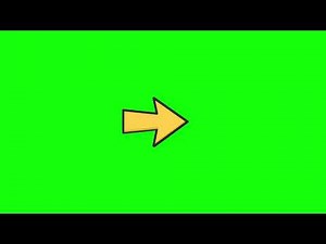 Green Screen Arrow Animation Loop (Right)