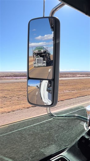 Who don’t love a 75mph speed limit. #newmexico #peterbilt #fyp #leftlanegang #americanmuscle