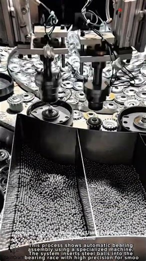 Bearing Assembly Work Tool Using Ball Bearing Assembly Machine #worktool