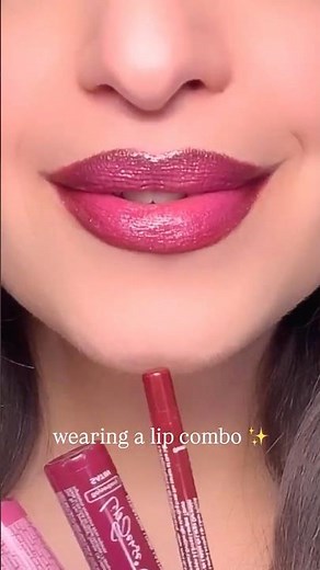 Lip Color vs Lip Combo 👀 Same Shade, Different Result