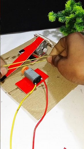 How to make a DC motor generator project