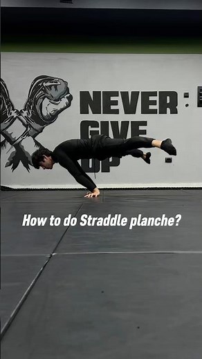 How to do Straddle planche? #calisthenics #fitness #workout #homeworkout