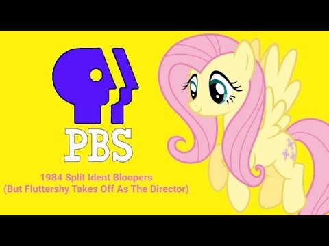 PBS 1984 Split Ident Logo Bloopers (But Fluttershy Takes Off As The Director