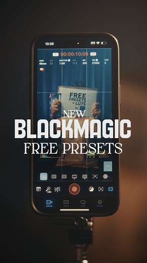 Mariano Casaca | Filmmaking for Creators 🎬 | 💬 Comment NEW 👇 to get the preset pack I created for the Blackmagic Camera App — free to download. So many of you told me presets + LUTs... | Instagram