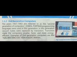 Generation of computer in urdu || 2nd generation computer || in full detail