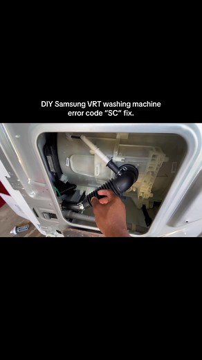 DIY fix for a Samsung VRT washing machine error code “SC”. The SC error code means that there’s a problem in the drainage system. #samsungwashingmachine #samsungwasher #samsungwash #diy #diyproject #menfixingthings #menfixthis #mrfix #mrfixit #mrfixitdiy #honeydolist #mrfixshitdaily #diywashingmachinefix #fixingstuff #fixingthings #fixthis #diyrepair