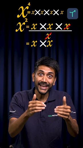 Understand - Why x⁰ = 1? Explained #shorts #education #challenge
