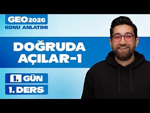 Doğruda Açılar-1 | 60 Günde Geometri | 1.Gün 1.Ders | 2026