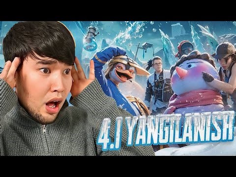 QISHKI SEZON KELDI 🥶 QIZIQARLI LOBBI QILAMIZ - PUBG MOBILE 4.1