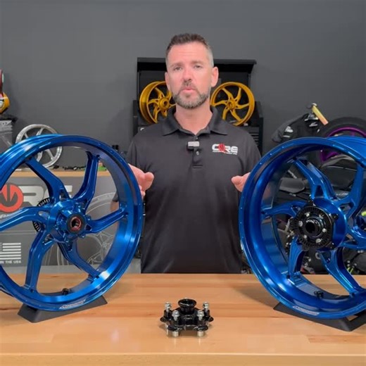 Core Moto on Instagram: "BMW S1000RR Apex-6 overview repost. Now also available for M1000RR. Available in any of our 22 colors. Carbon Wheel direct replacement. Includes Core Moto speed sensor rings and optional Black TPMS compatible 90 degree valve stems. Free sprocket included with every set. Made in USA 🇺🇸 #coremoto #forgedwheels #k67 #s1000rr #s1000riders #bmwmotrrad #m1000rr #s1000rr_world #bmwk67 #bmws1000rr #superbike #madeinusa🇺🇸"