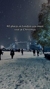 40 places in London you must visit at Christmas 🎄 From iconic light displays and magical markets to festive ice rinks and hidden seasonal gems – London truly knows how to sparkle this time of year. Here’s your ultimate Christmas in London bucket list! ✨ Full list in the comments 📌 | Gioacchino russo