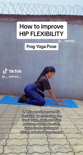 Improve Hip Flexibility with Frog Yoga Pose