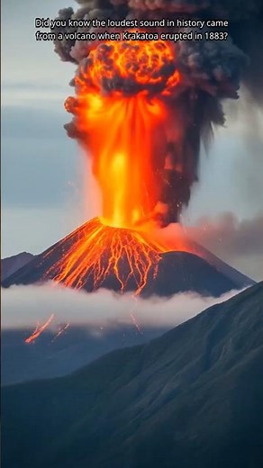The Loudest Sound Ever Recorded on Earth 🌋🔊