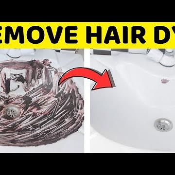 How to Remove Hair Dye from Sink without Chemicals and Bleach