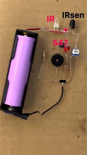 Long range IR sensor #circuit #scienceexperiment #electronicsproject